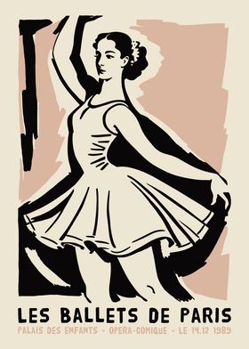 French Ballet Wall Art