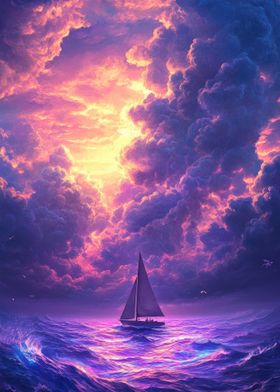 Surreal Sailboat