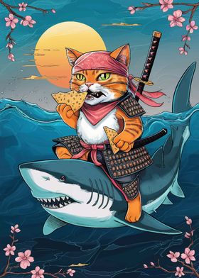 Cat Samurai Japanese