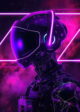 Cyberpunk Astronaut