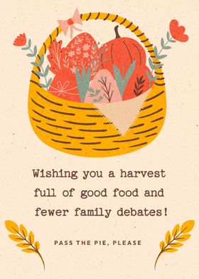 Wishing you a good harvest