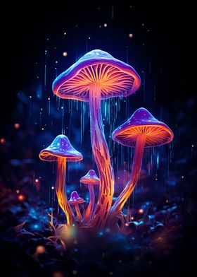 Psychedelic Mushrooms No5