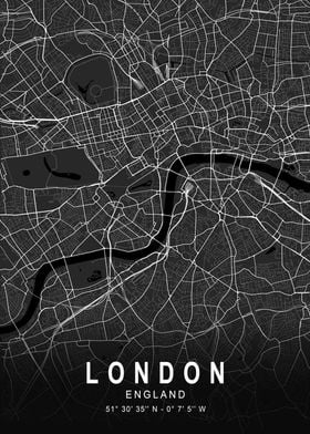 London Dark Map