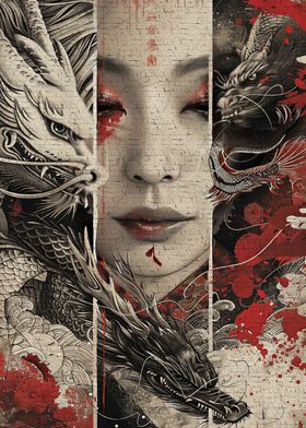 Dragon Geisha Samurai