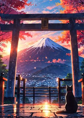 Mount Fuji at dawn