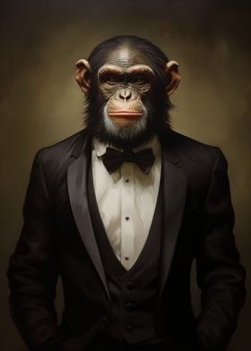 Tuxedo Chimp