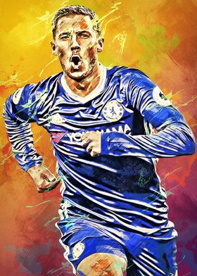 Eden Hazard Abstract