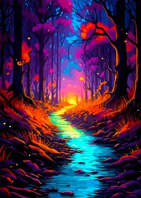 Colorful Forest