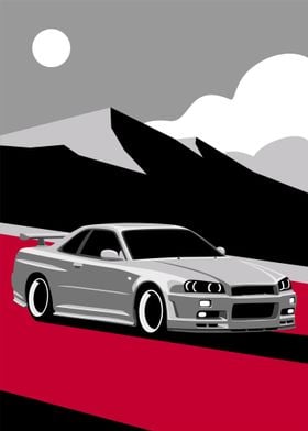 Nissan Skyline GTR R34