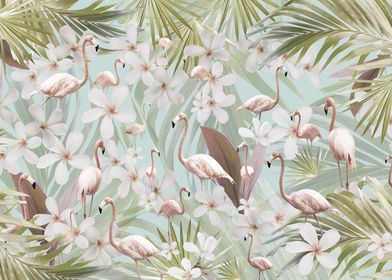 Flamingo Jungle Love 1