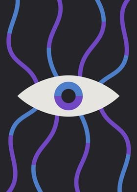 Eye with tentacles