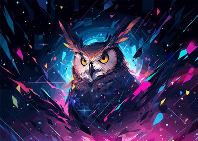 Owl Abstract