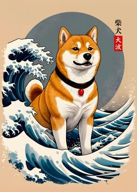 Great Wave of Shiba Inu