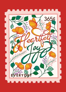 Heartfelt Joy Lettering