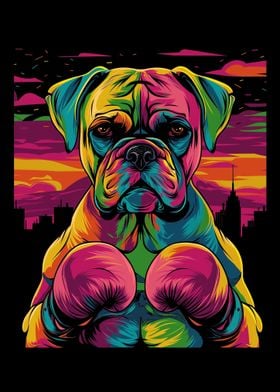 Boxer Boxing Bulldog Dog