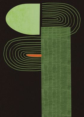 Abstract in Green