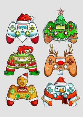 Gaming Controllers Snowman