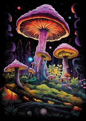 Psychedelic Mushrooms No4