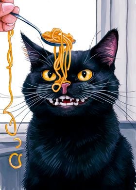 Spaghetti Cat Delight