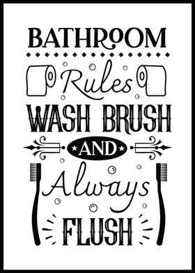 Bathroom Rules