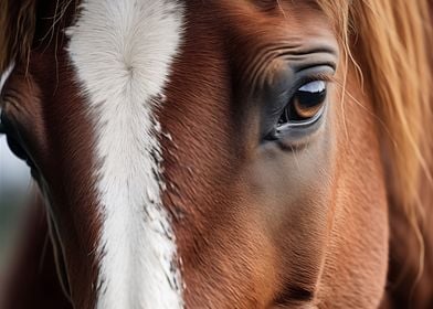 A Gentle Giants Horse Eye