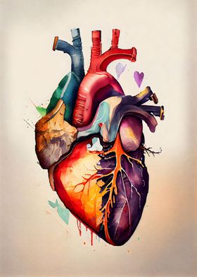 Watercolor Heart