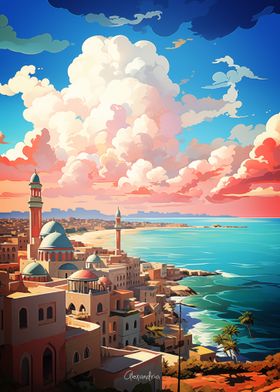 Alexandria Oil Painting