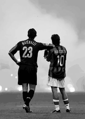 Materazzi And Rui Costa