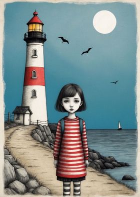 The Girl at the Lighthouse