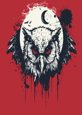 owl graphic art