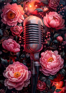 Floral Microphone