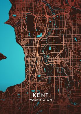 Kent City Map