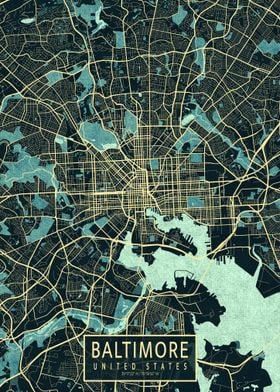 Baltimore City Map Summer