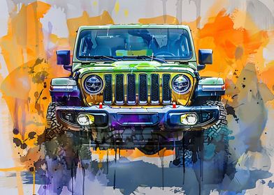 My Jeep Wrangler 4xe art