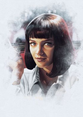 Uma Thurman Art