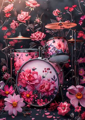 Floral Drum Kit