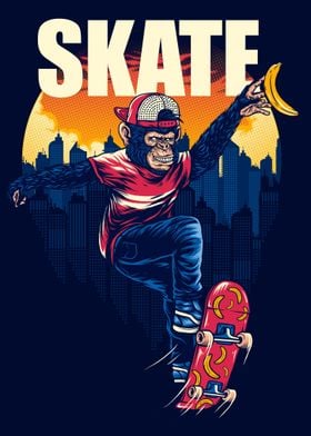 Skater Monkey