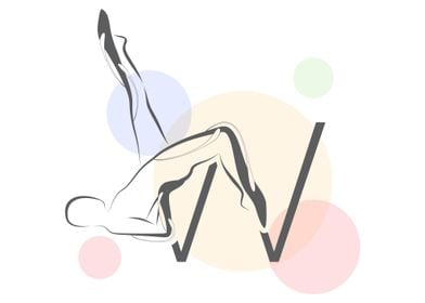 Letter W Pilates Pose