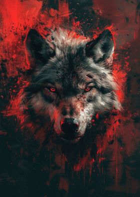 Dark Fantasy Wolf