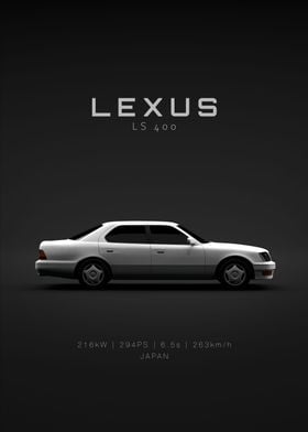 Lexus LS 400 White Specs