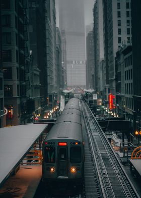 trains in city