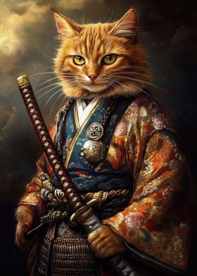 Samurai Cat 