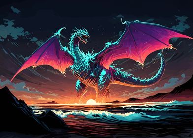 King Dragon Sunset