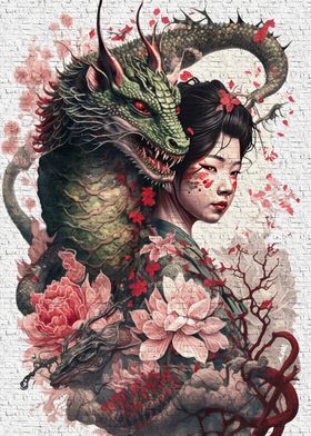 Dragon geisha