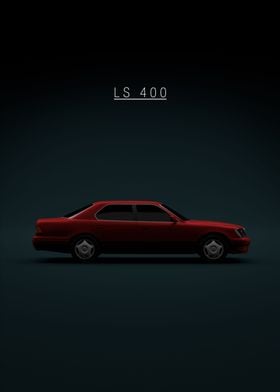 Lexus LS 400 Red