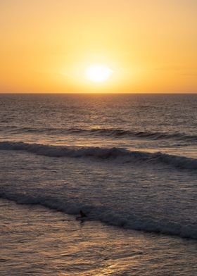 Golden Sunset Surf