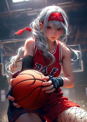 Anime Basketball Girl