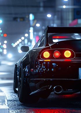 Toyota Supra in Black