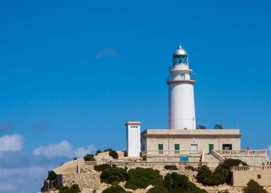 lighthouse in the summer