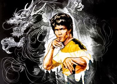 Bruce Lee x Dragon